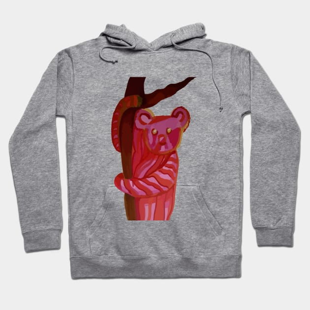 Red Koala Hoodie by DARNA